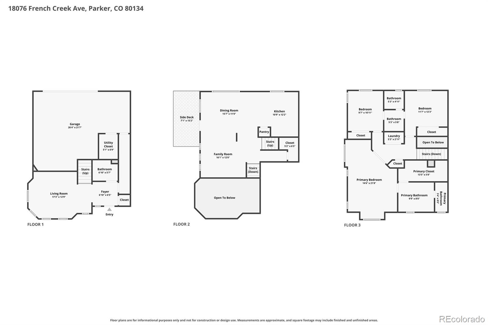 18076 French Creek Ave, Parker, CO 80134