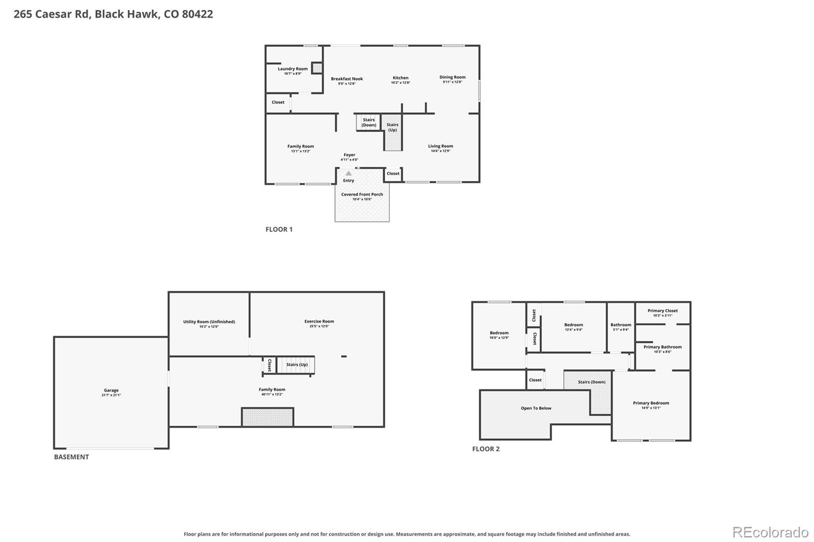 265 Caesar Rd, Black Hawk, CO 80422