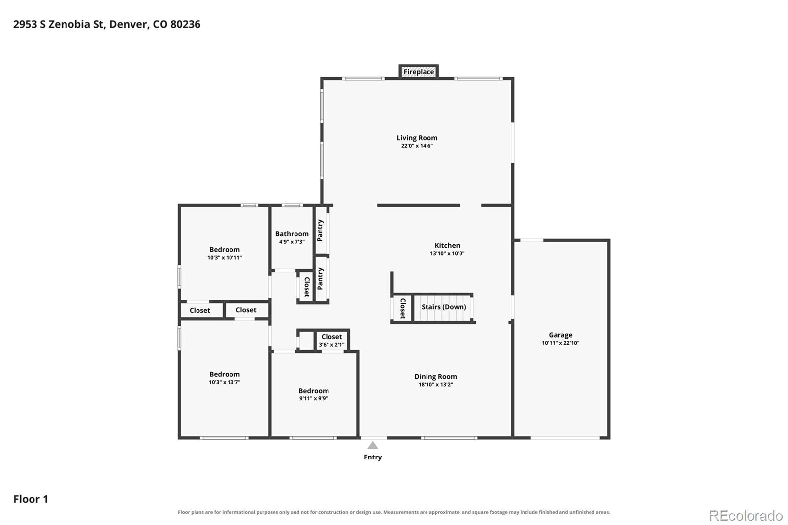 2953 S Zenobia St, Denver, CO 80236