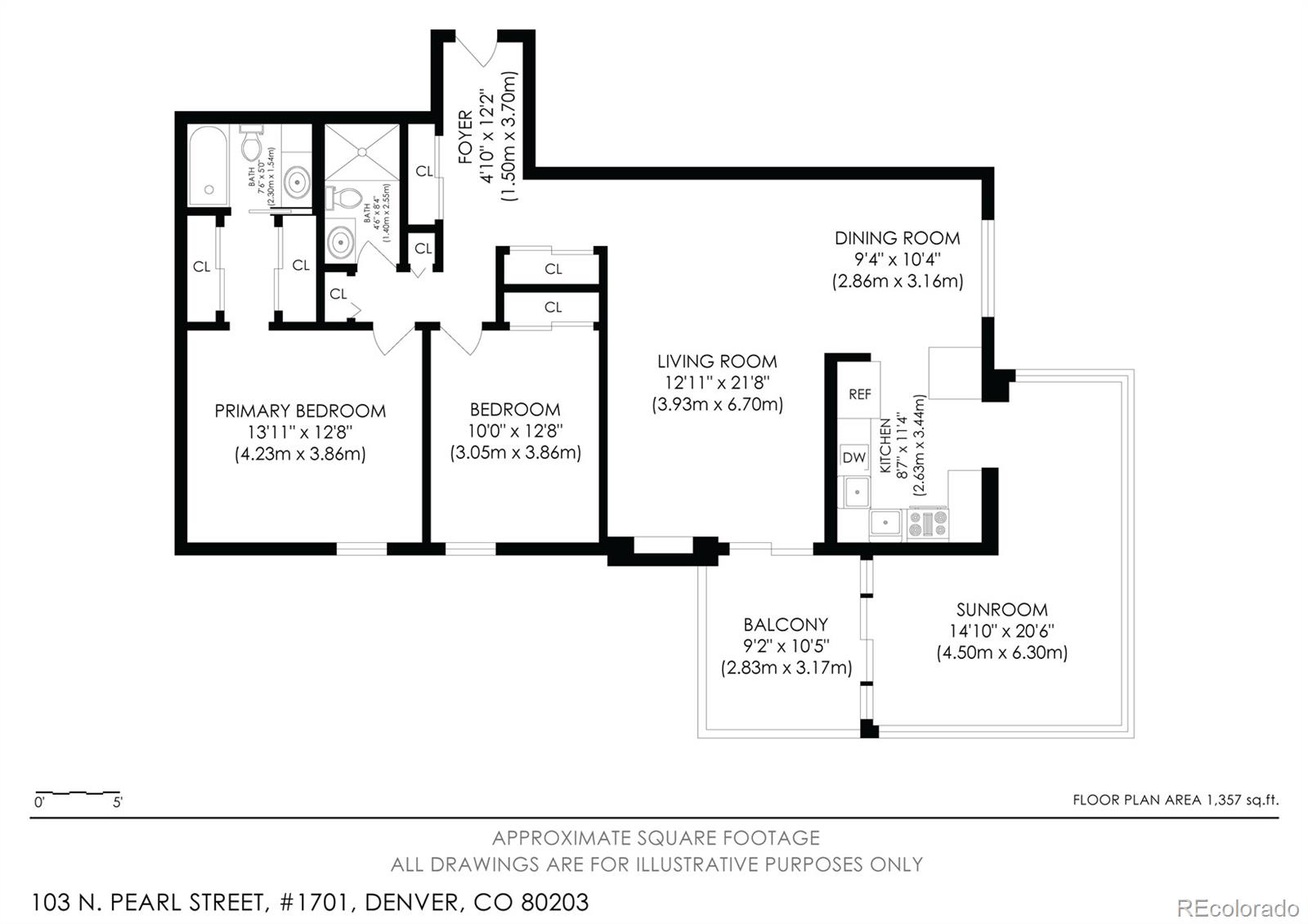 130 N Pearl St #1701, Denver, CO 80203