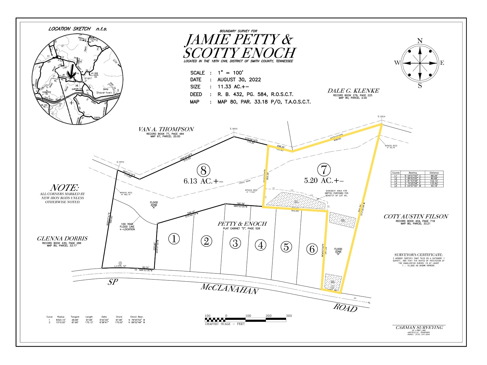 0 Sp Mcclanahan Rd Lot 7, Watertown, TN 37184