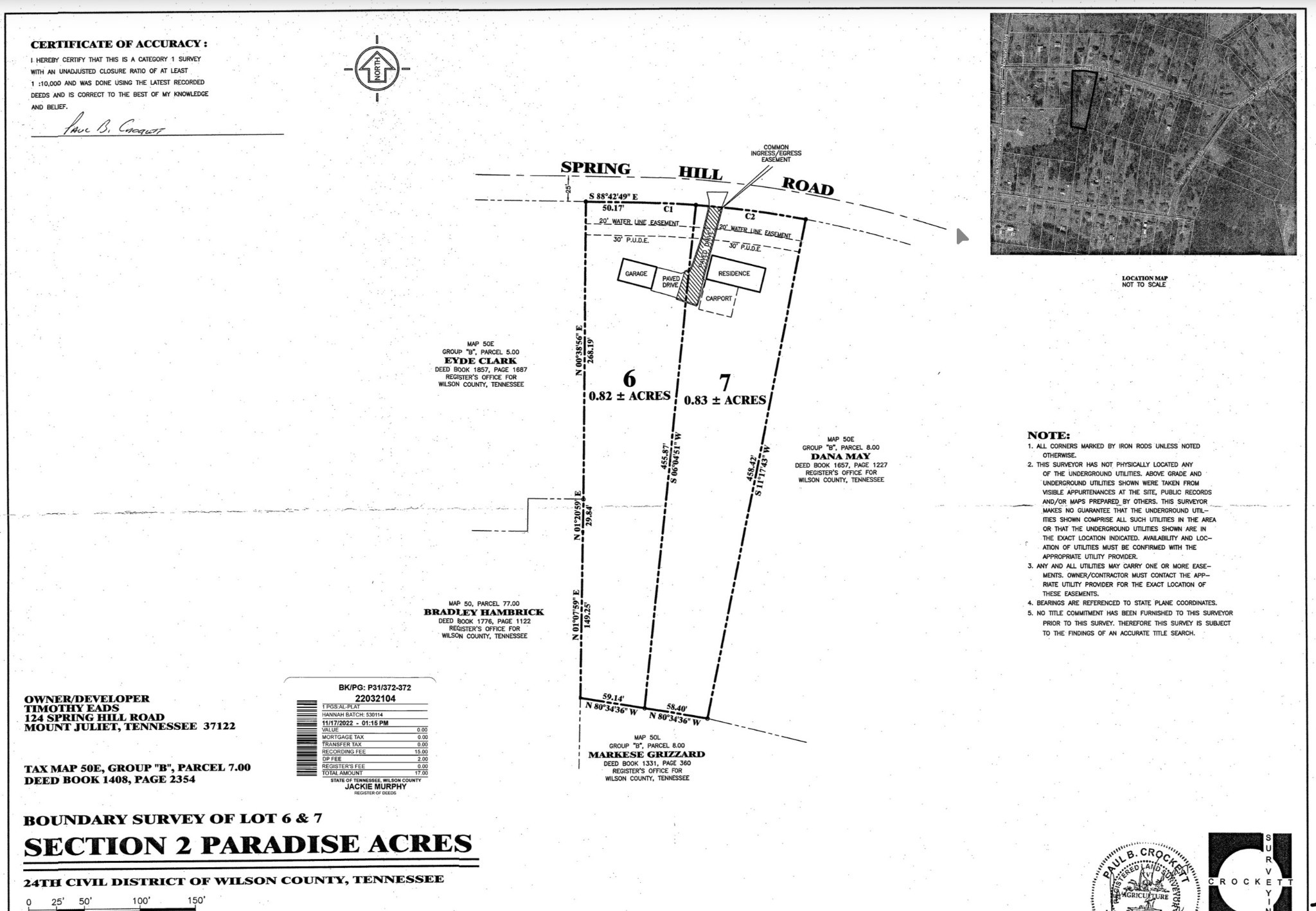 104 Spring Hill Rd Lot 6, Mount Juliet, TN 37122