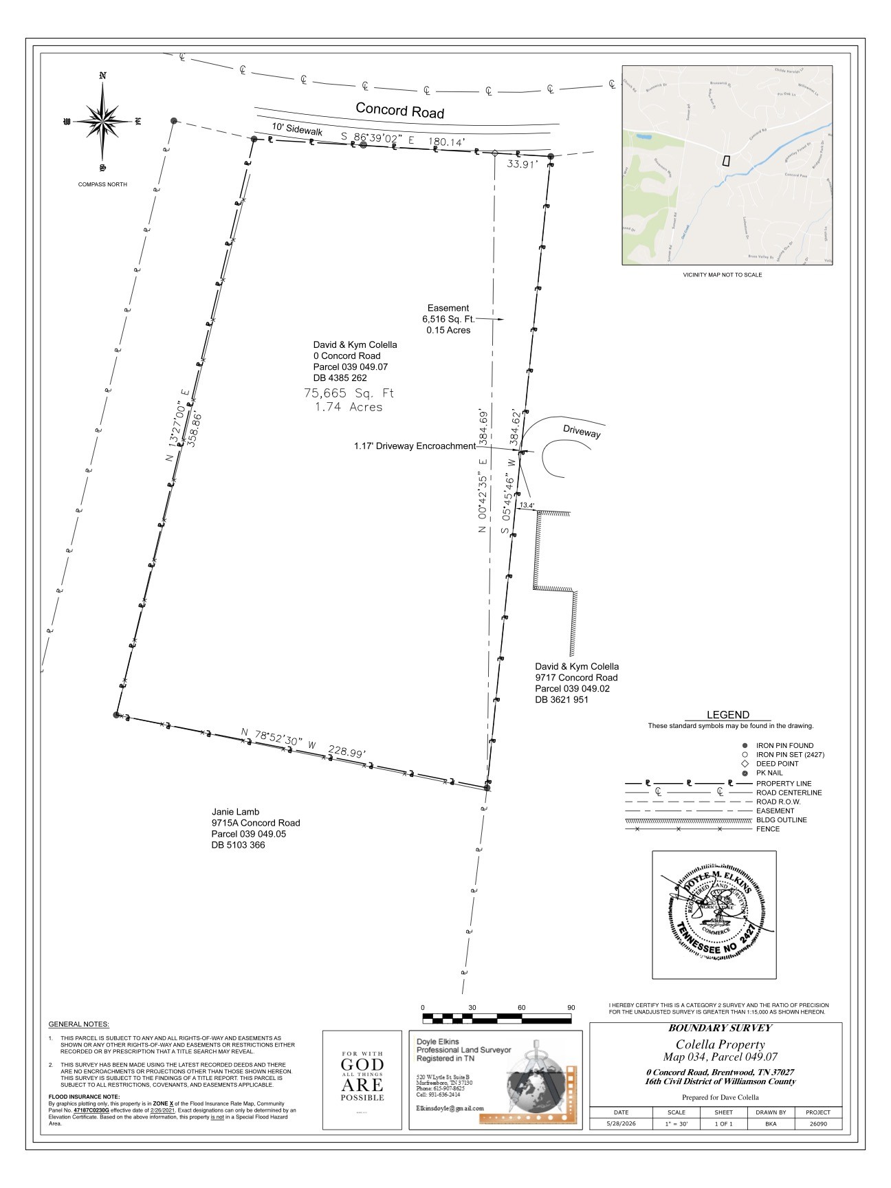 9717 Concord Rd Lot 034, Brentwood, TN 37027