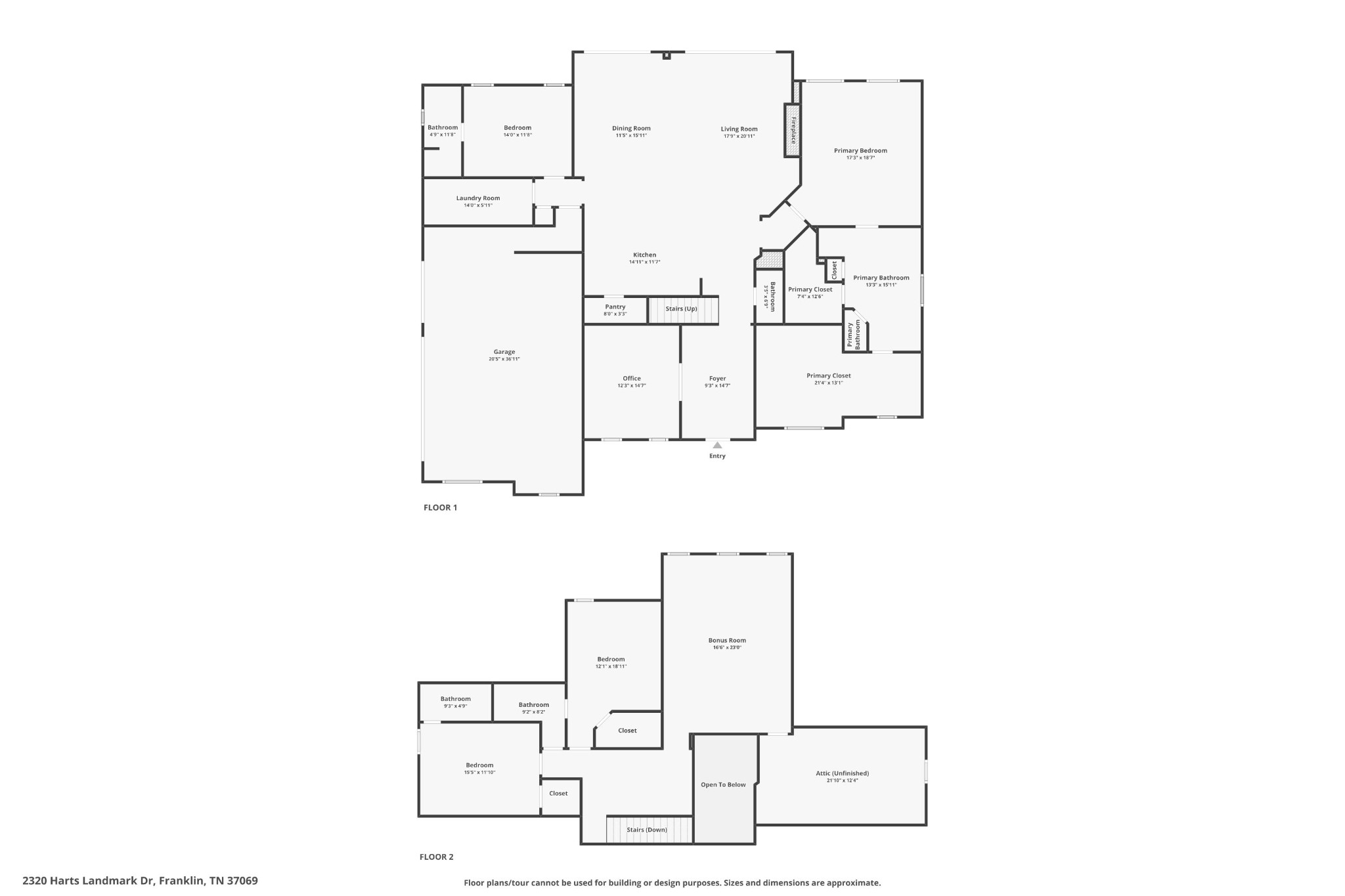 2320 Harts Landmark Dr, Franklin, TN 37069