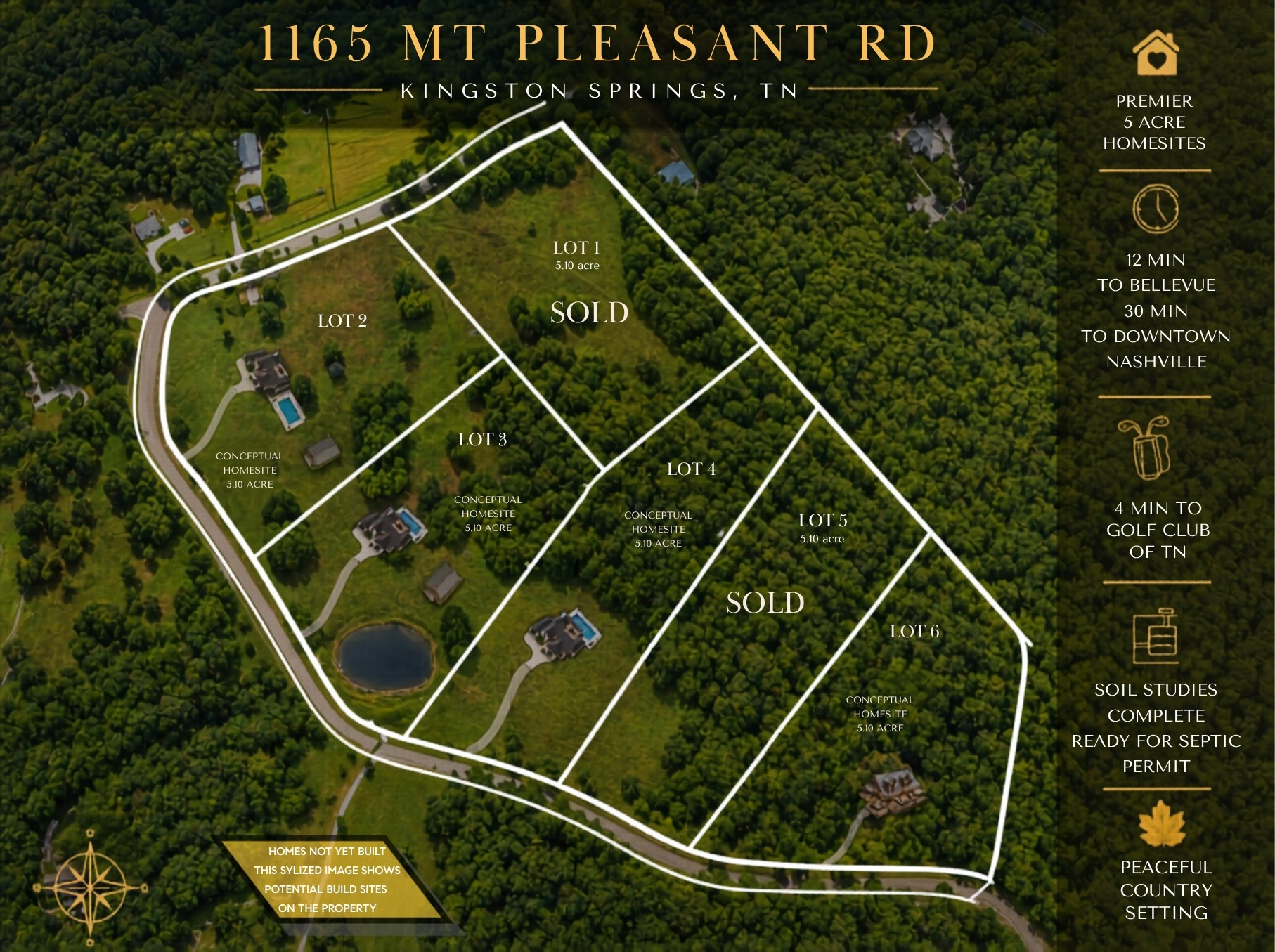1165 Mount Pleasant Rd Lot 3, Kingston Springs, TN 37082