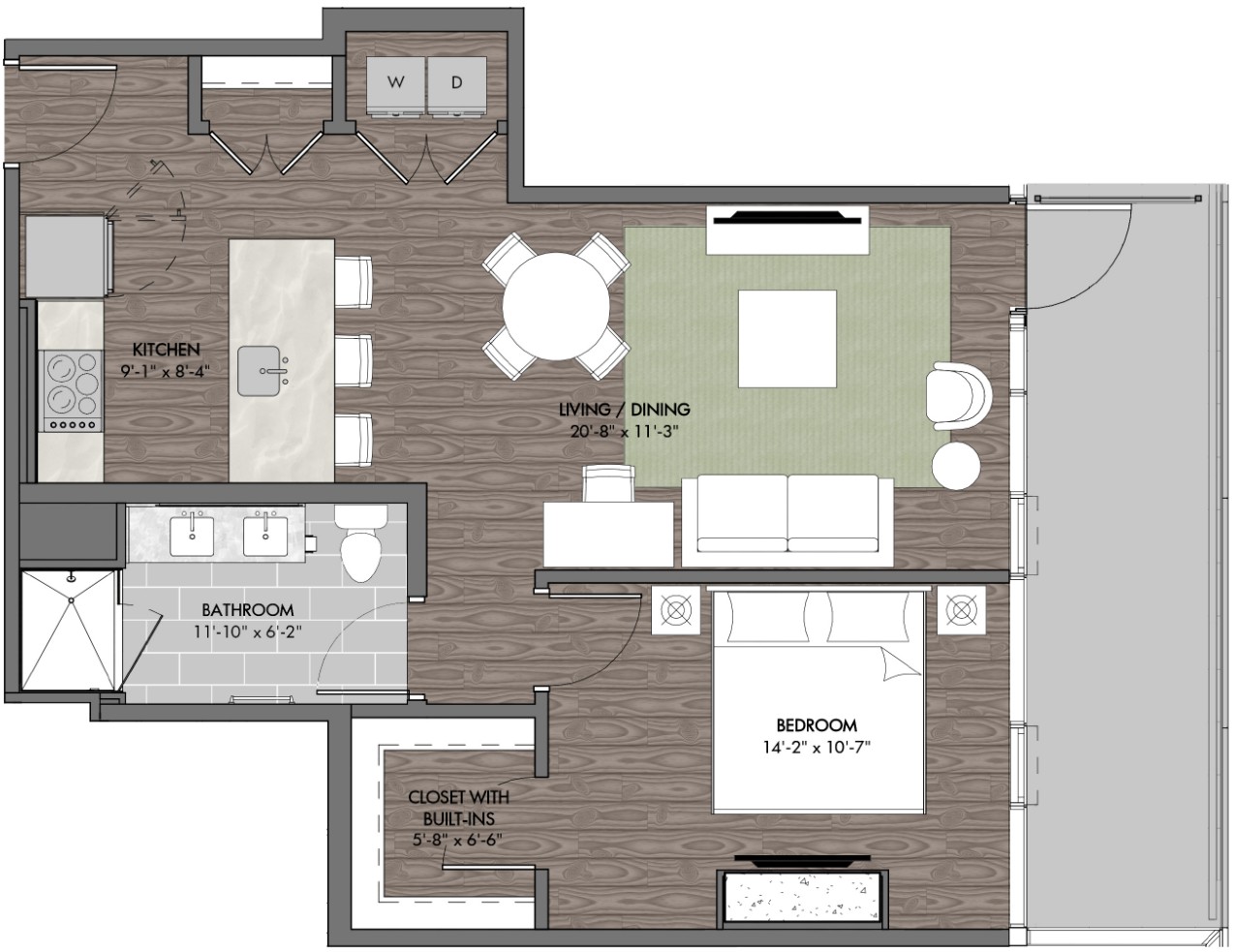 805 Church St E #1903, Nashville, TN 37203