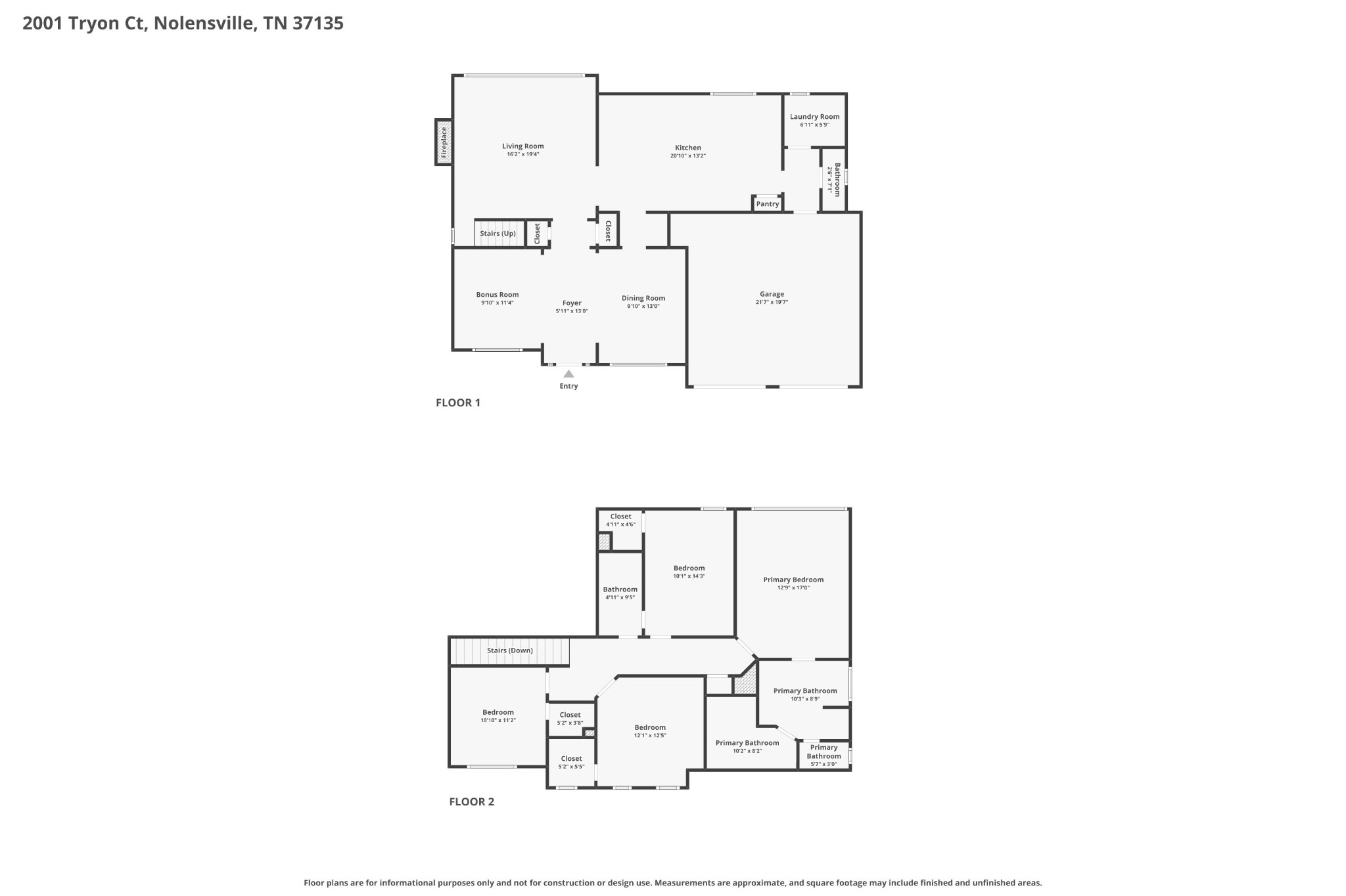 2001 Tryon Ct, Nolensville, TN 37135