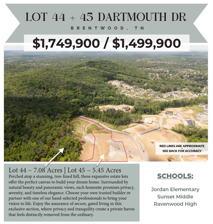 44 Dartmouth Dr Lot 44, Brentwood, TN 37027