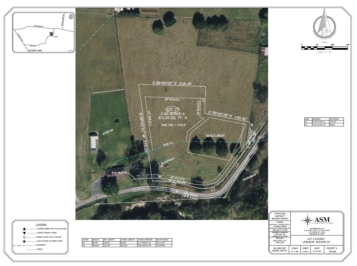1025 Mill Rd Lot 2, Lebanon, TN 37090