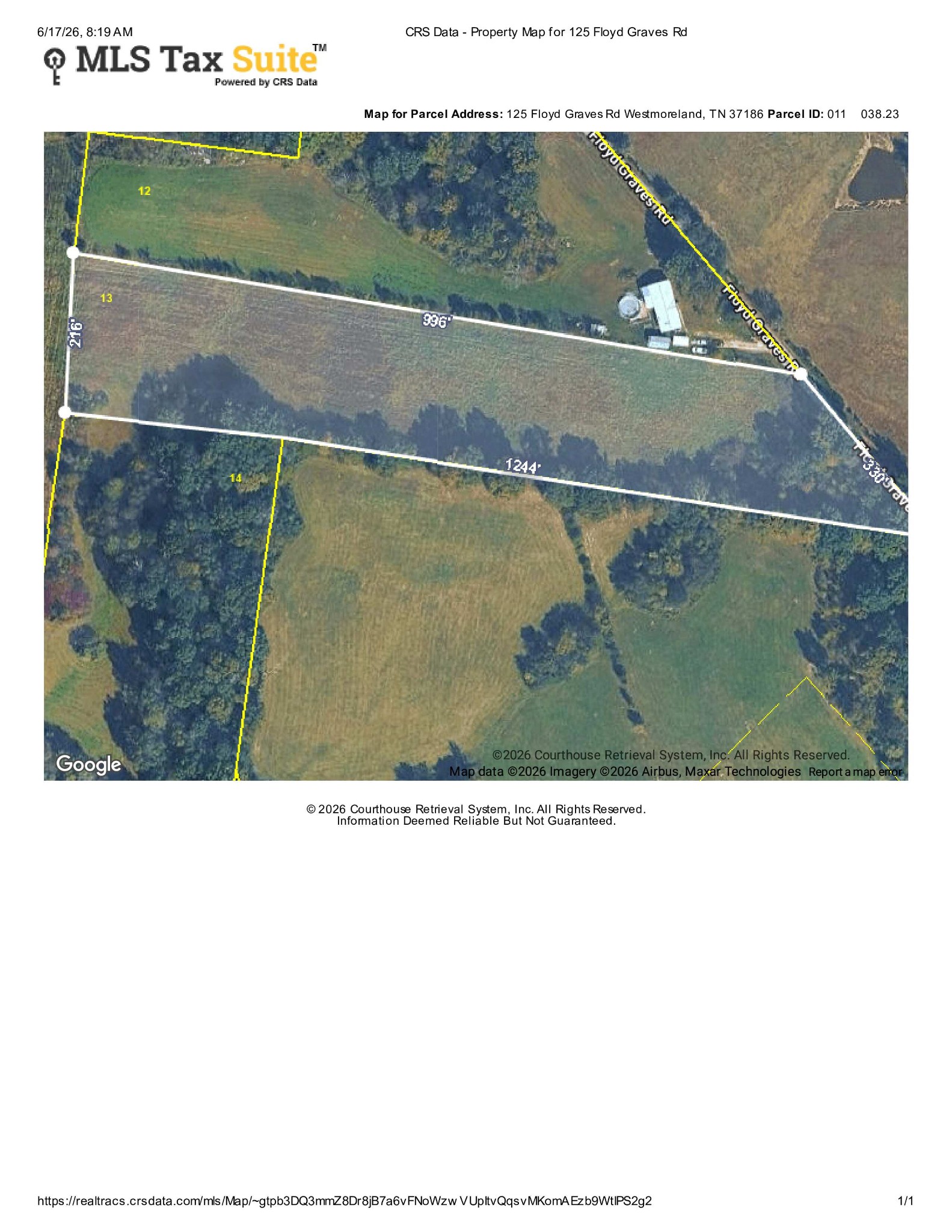 125 Floyd Graves Rd, Westmoreland, TN 37186