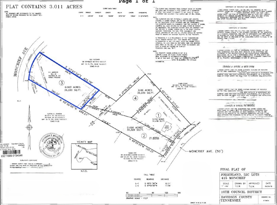 0 Moncrief Ave Lot 3, Goodlettsville, TN 37072