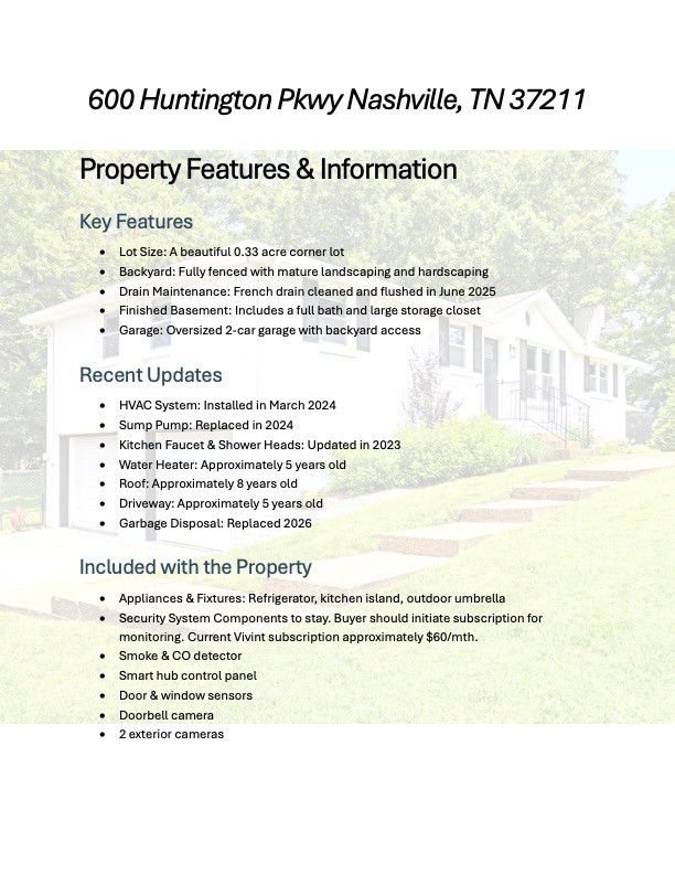 600 Huntington Pkwy, Nashville, TN 37211