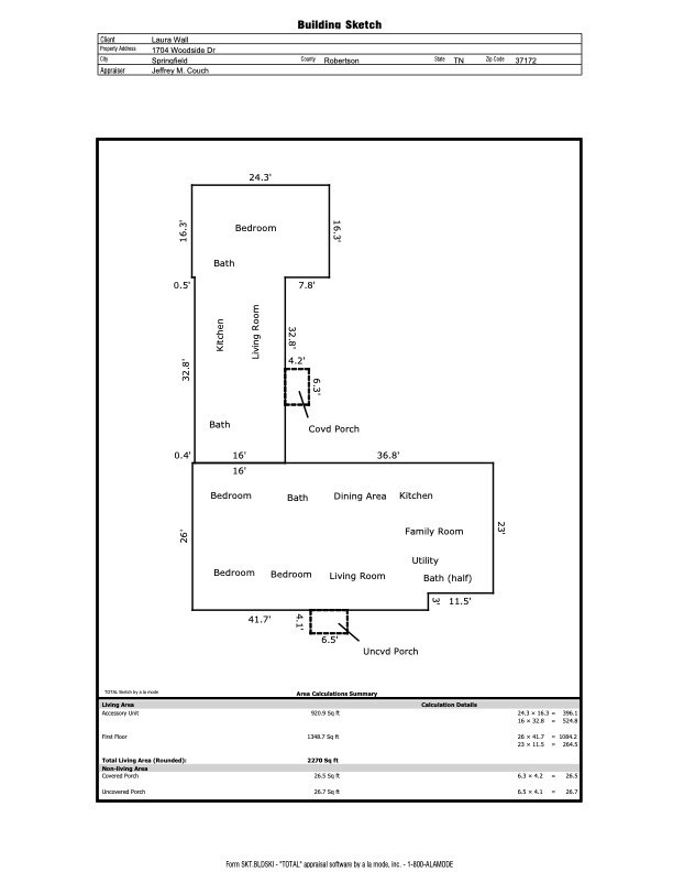 1704 Woodside Dr, Springfield, TN 37172