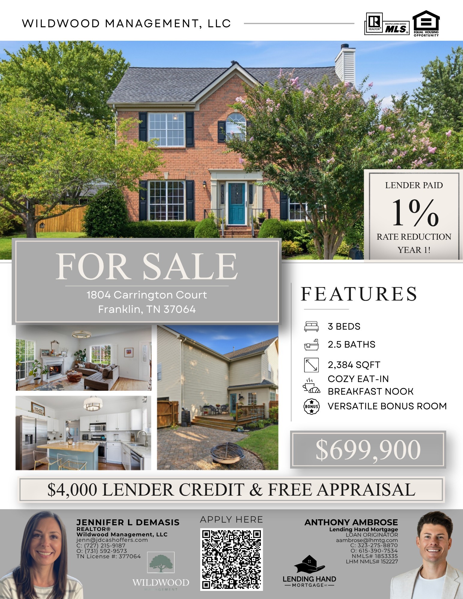 1804 Carrington Ct, Franklin, TN 37064