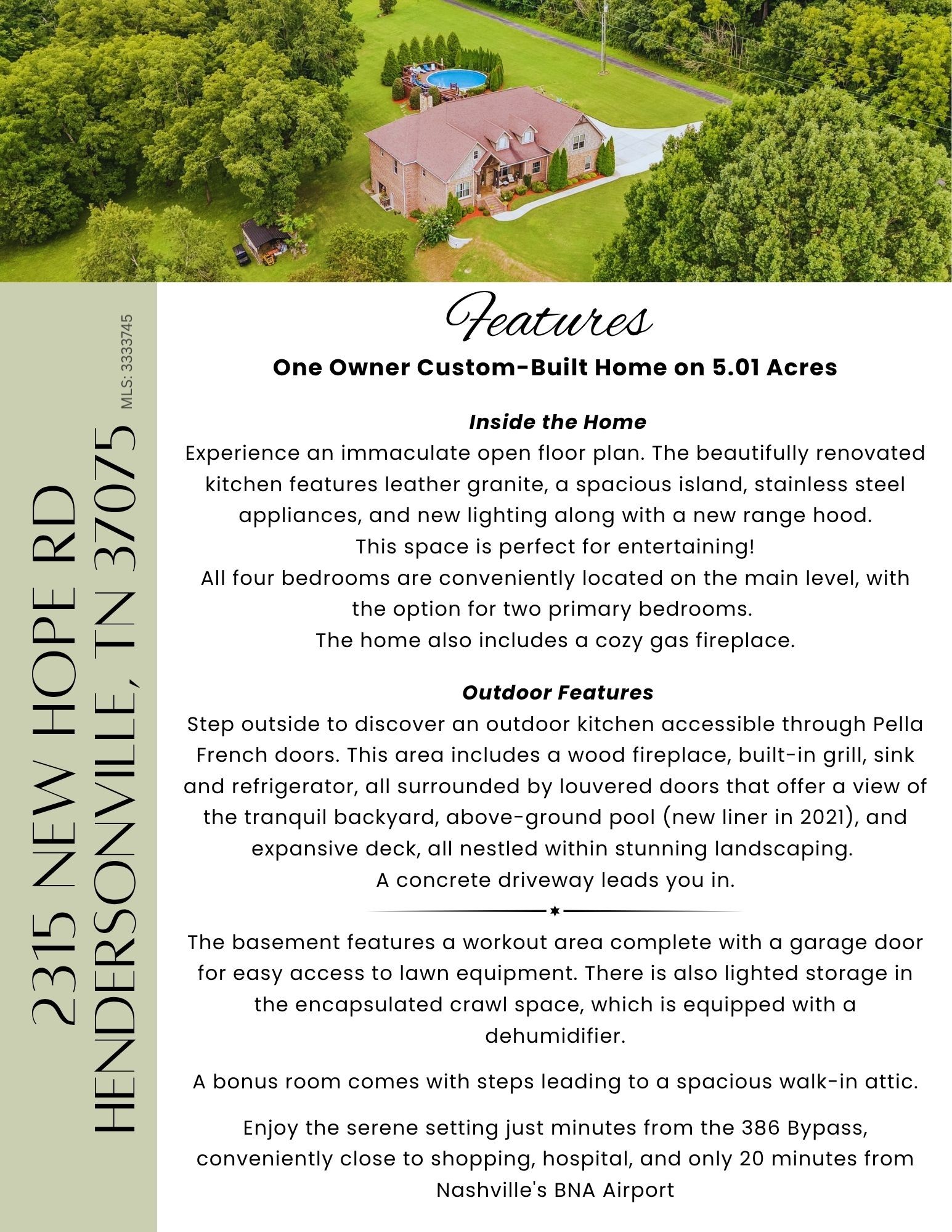 2315 New Hope Rd, Hendersonville, TN 37075