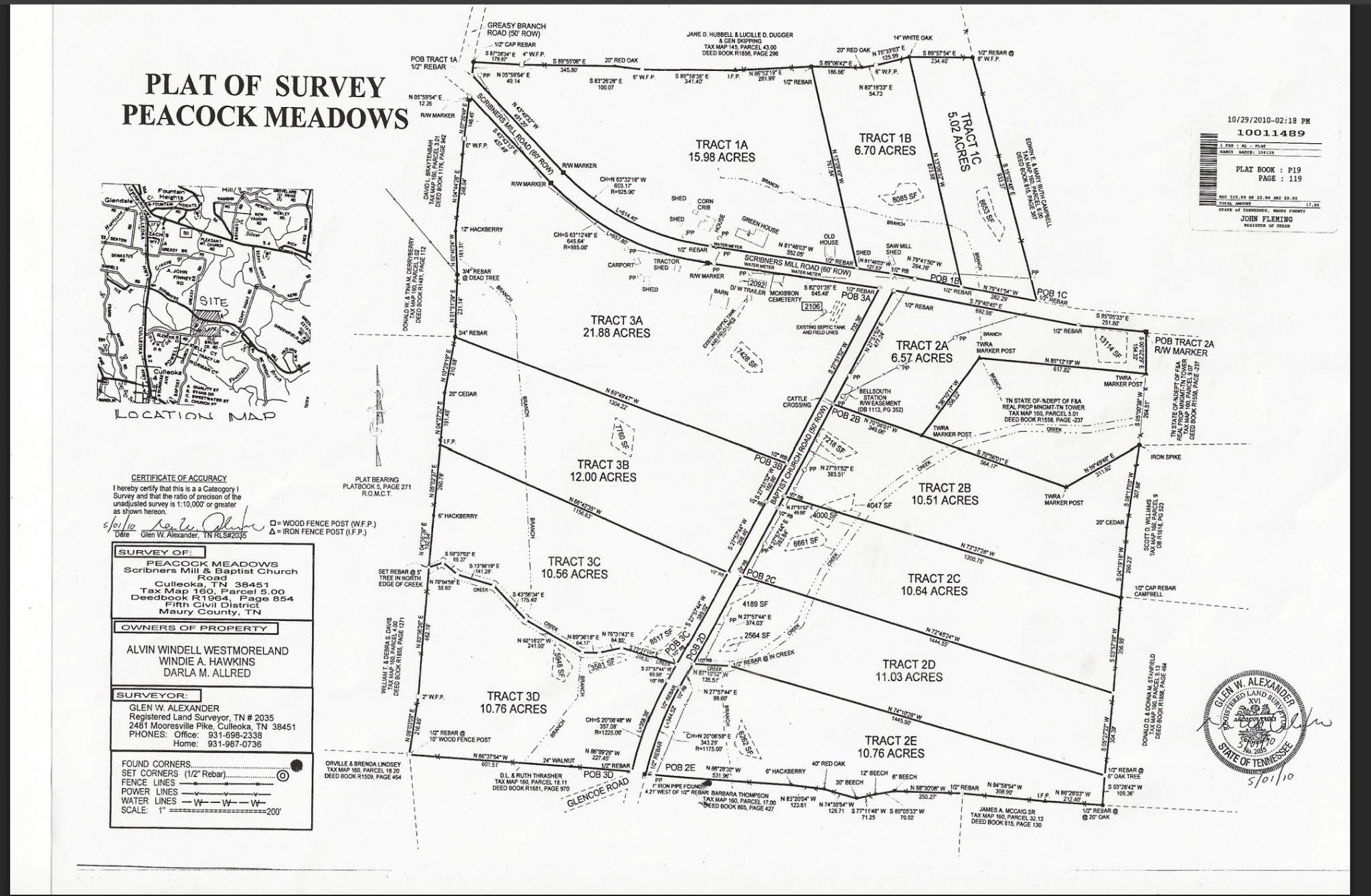 0 Baptist Church Rd Lot 2C, Culleoka, TN 38451