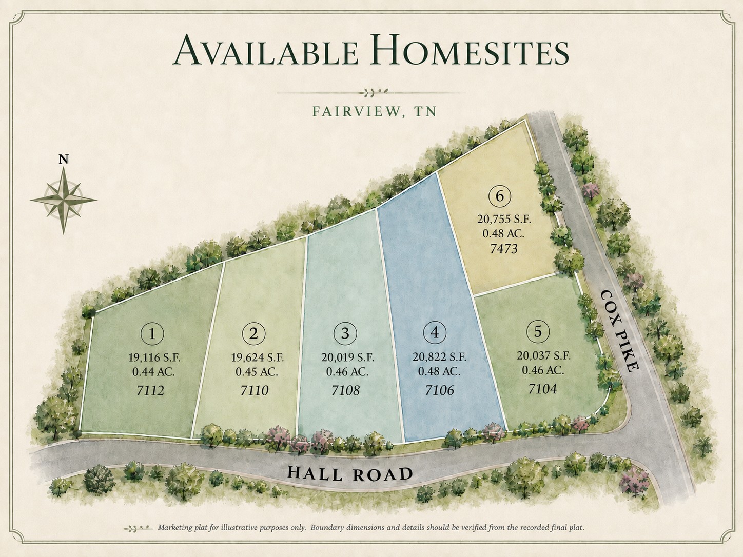 7112 Hall Rd, Fairview, TN 37062
