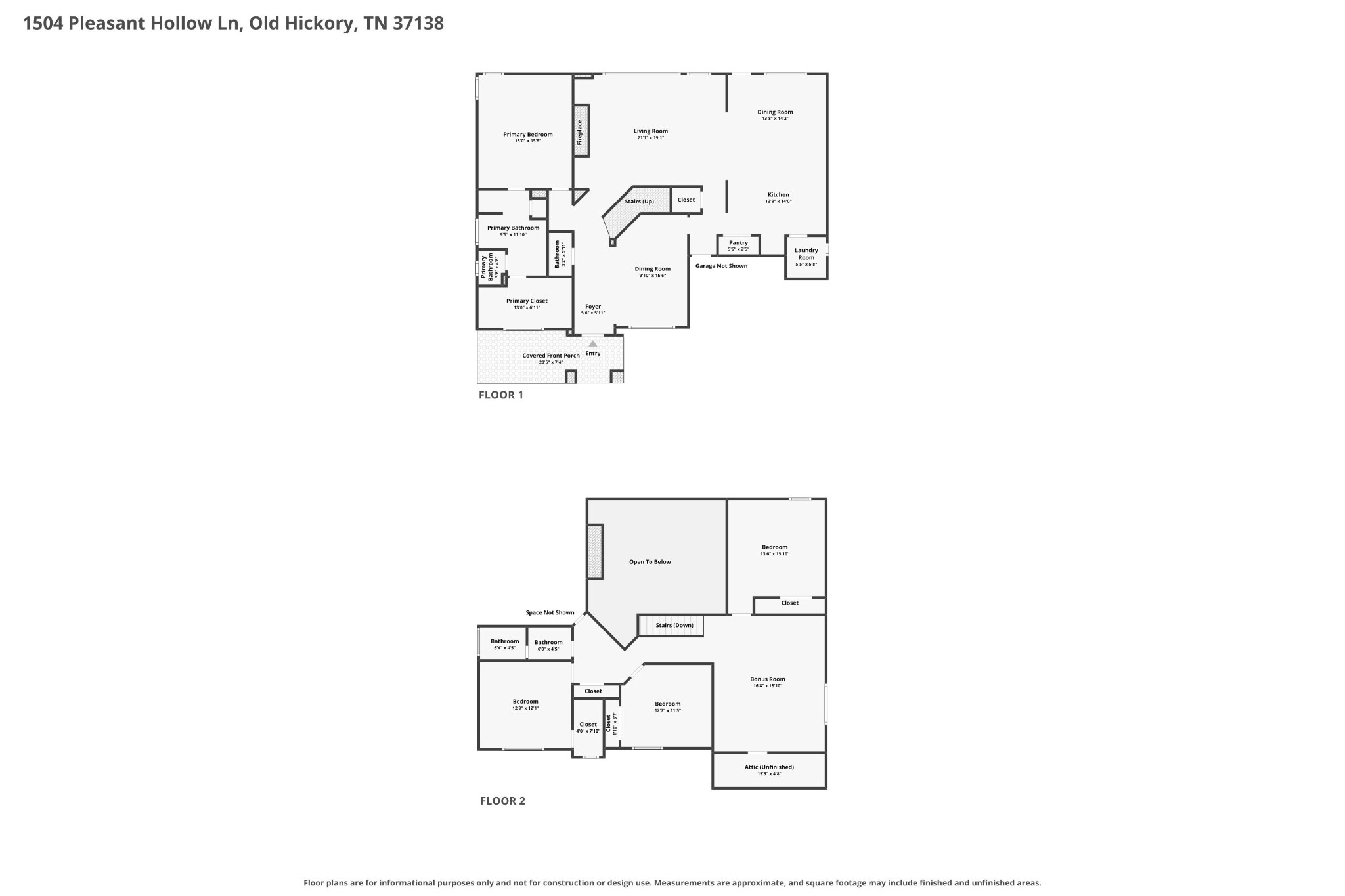 1504 Pleasant Hollow Ln, Old Hickory, TN 37138