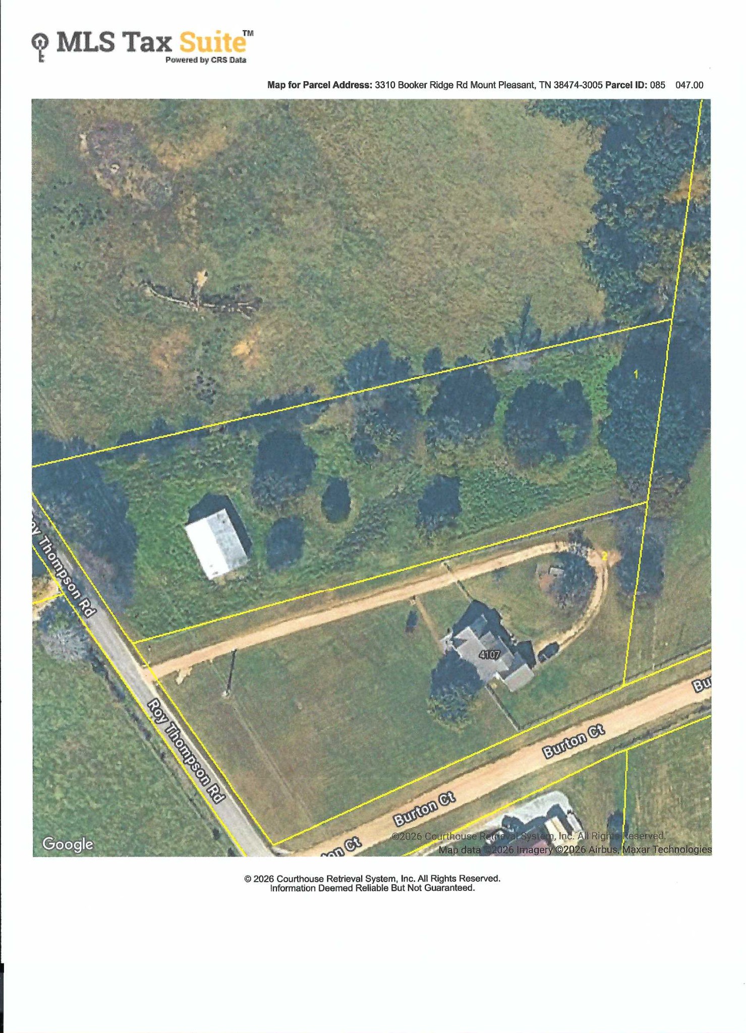 0 Roy Thompson Rd, Mount Pleasant, TN 38474