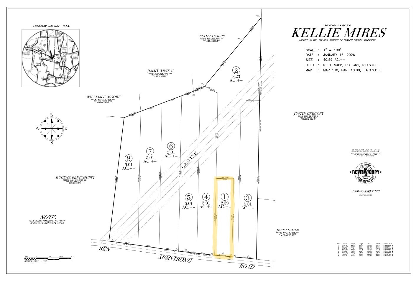 0 Ben Armstrong Rd Lot 1, Castalian Springs, TN 37031