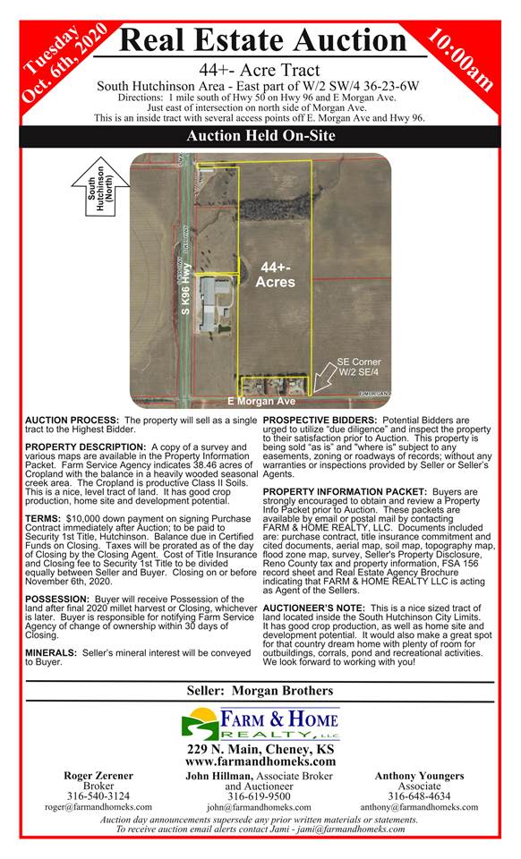 E Morgan Ave, South Hutchinson, KS 67505