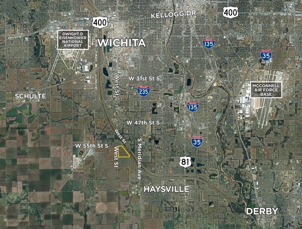 SEc of W 55th St S & S West St, Haysville, KS 67060
