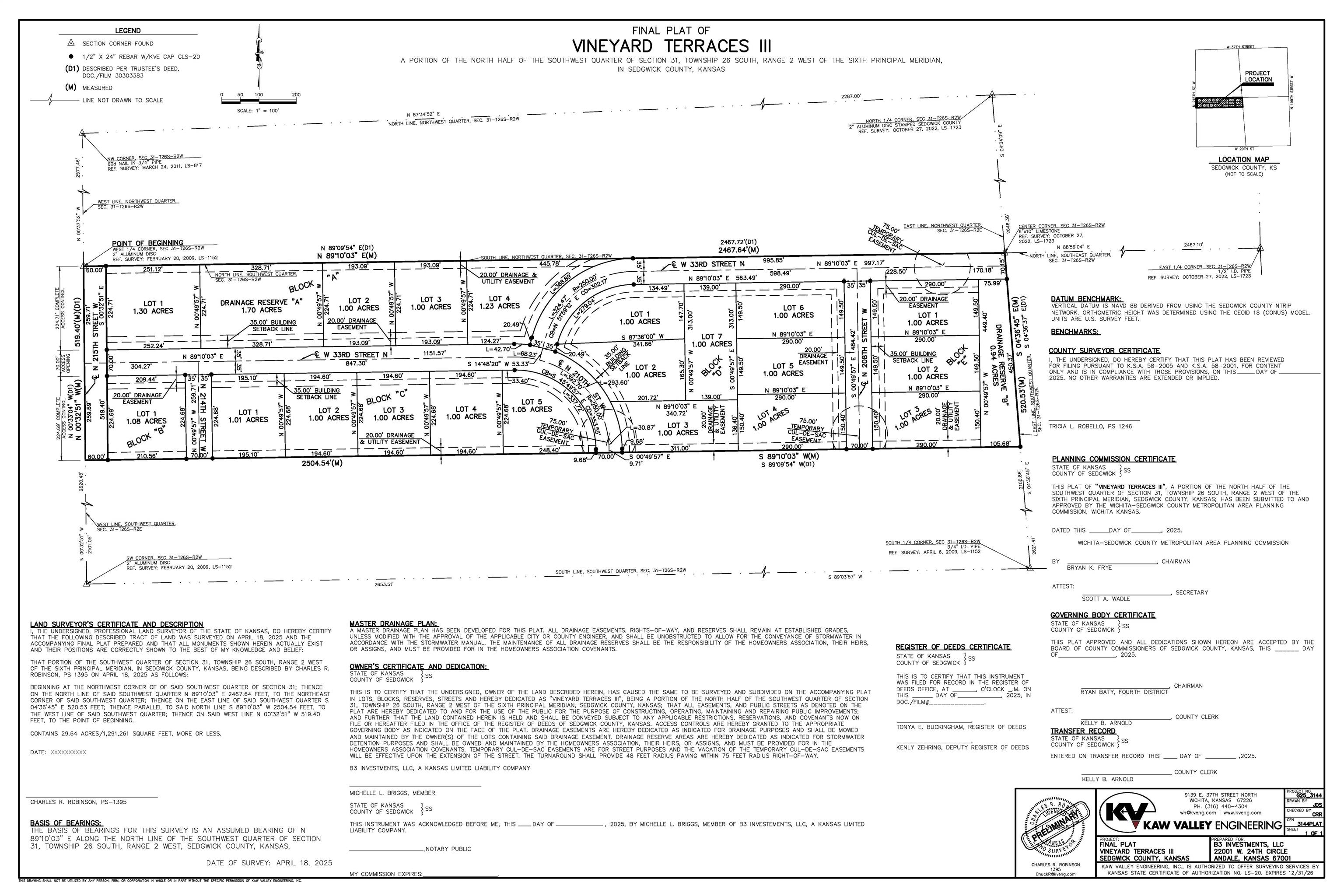 BLK E Lot 1 Vineyard Terraces, Colwich, KS 67030